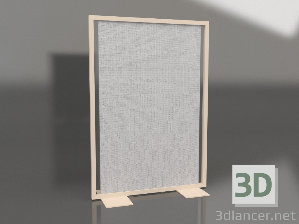 3D Modell Bildschirmtrennwand 120x170 (Sand) - Vorschau
