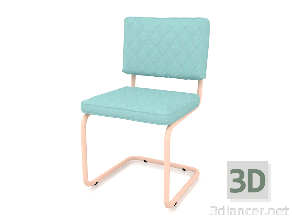 Modelo 3d Cadeira Diamante (Verde Menta) - preview