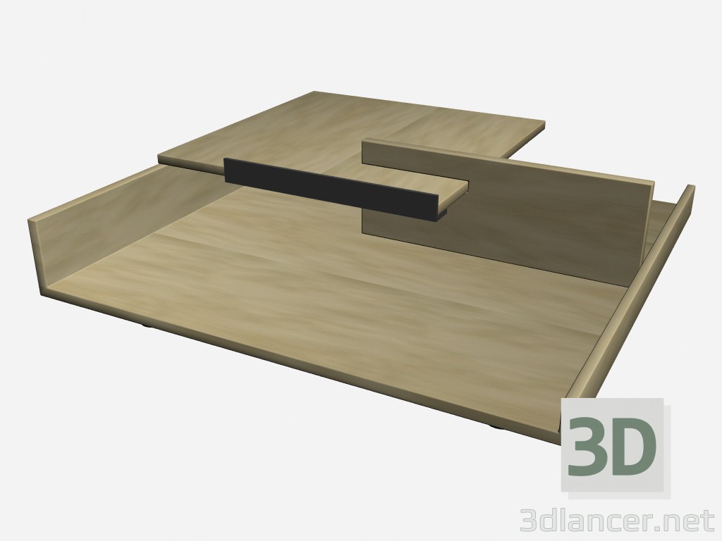 modèle 3D Table basse Park 1 - preview
