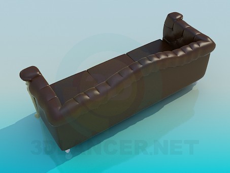3d model Strict sofa - preview 3d model Strict sofa - preview