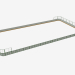3d model Hockey court (plastic, net behind goal 40x20) (7933) - preview