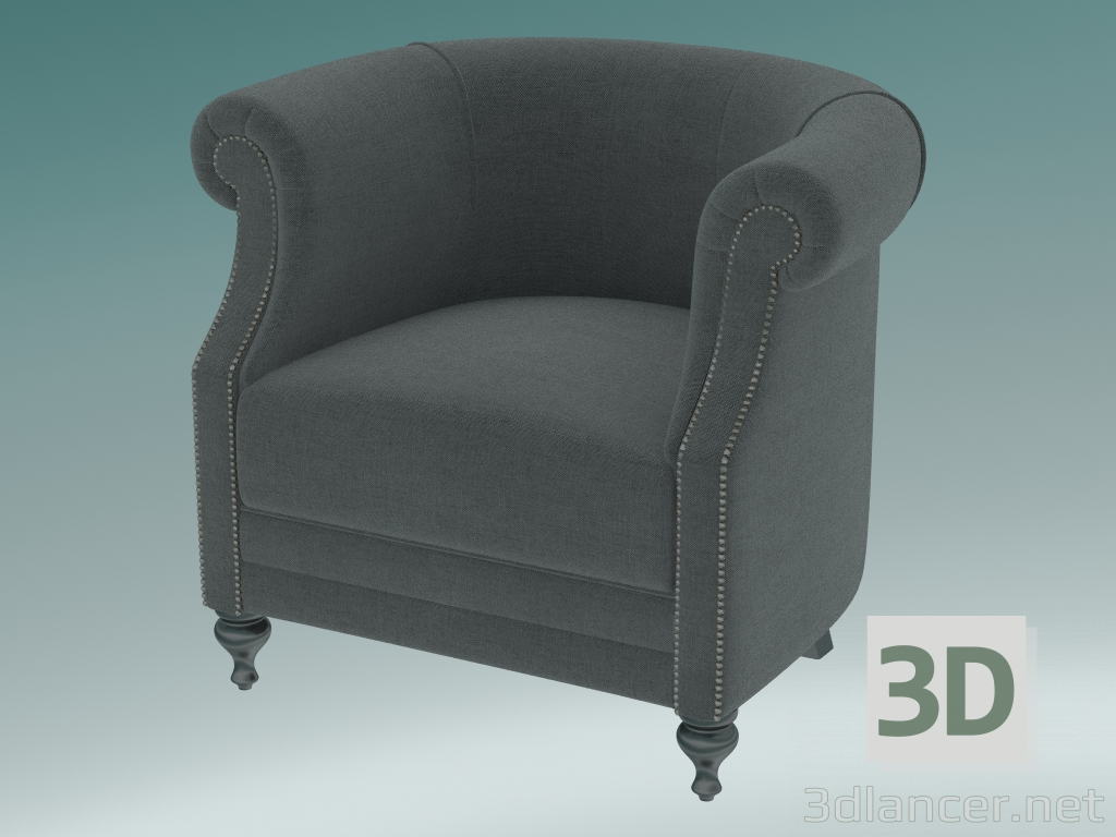 3d model Armchair Marlow - preview
