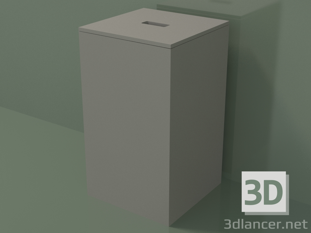 modèle 3D Panier à linge (90U08001, Argile C37, L 30, P 30, H 51 cm) - preview