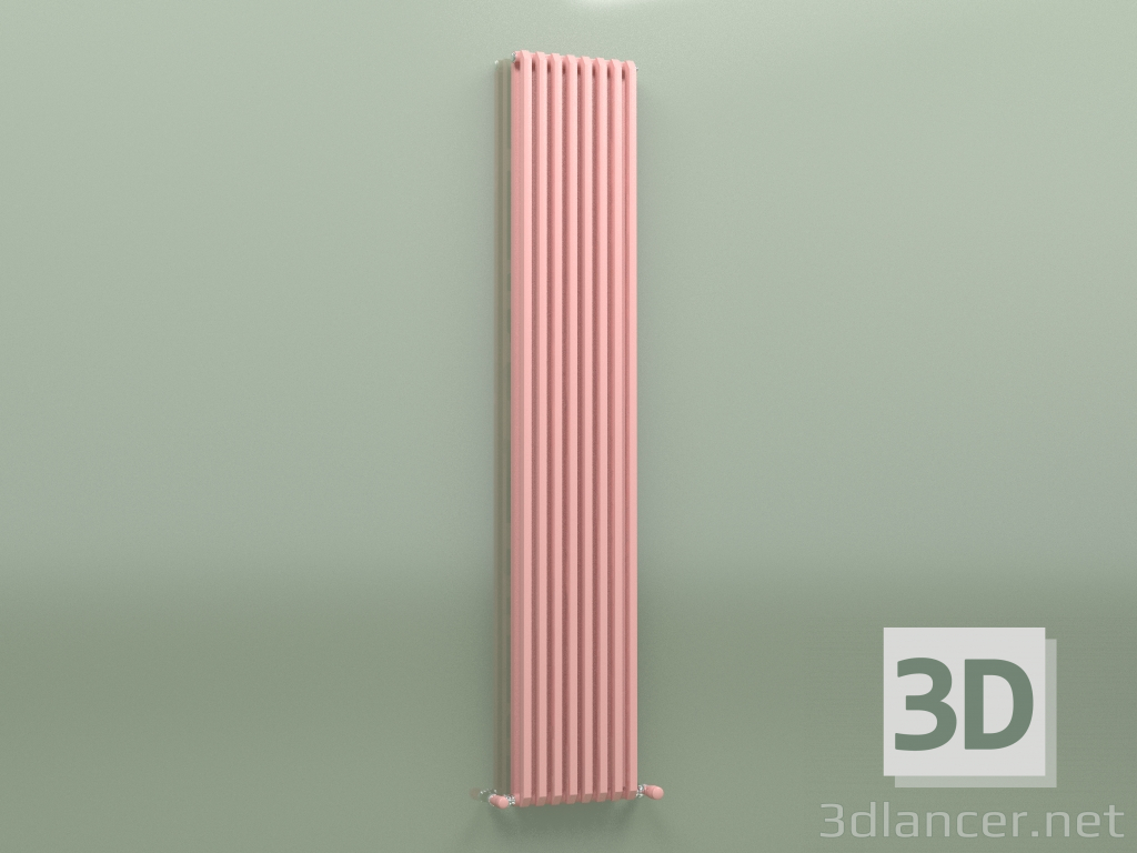 3D Modell Kühler SAX 2 (H 1800 8 EL, Pink - RAL 3015) - Vorschau