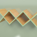 3D Modell Regal für Wohnzimmer Woo Regal lang (Keil) - Vorschau