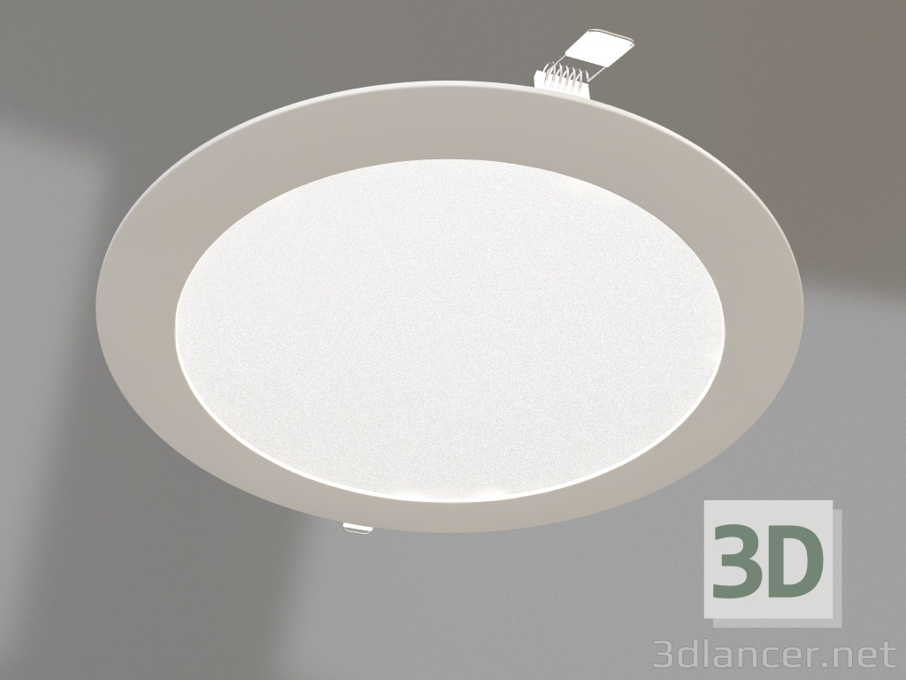 modello 3D Lampada DL-192M-18W Bianco Caldo - anteprima