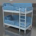 Modelo 3d cama infantil gêmeos - preview