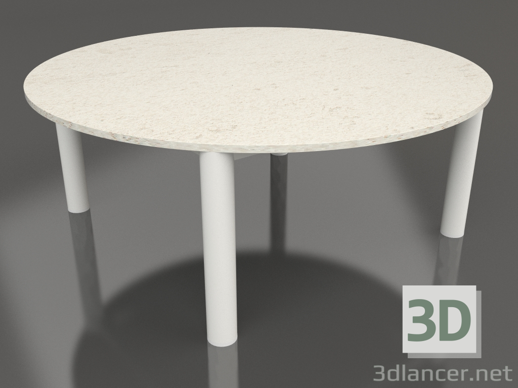 modèle 3D Table basse D 90 (Gris agate, DEKTON Danae) - preview