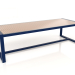 3d model Dining table with glass top 268 (Night blue) - preview
