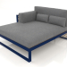 3d model XL modular sofa, section 2 left, high back (Night blue) - preview