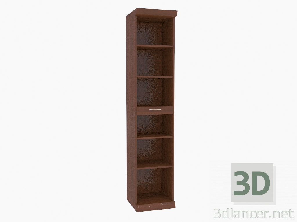 3d model Shelving unit with drawer (261-36) - preview