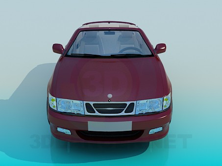 3d model SAAB Cabriolet - preview 3d model SAAB Cabriolet - preview