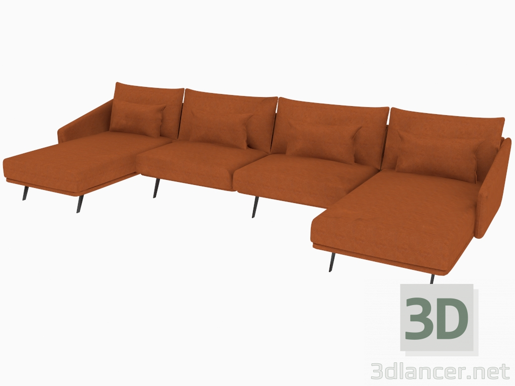 3D Modell Sofa (HMID HC HC) - Vorschau