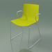 3D Modell Stuhl 0287 (auf Schienen mit Armlehnen, Polypropylen PO00118) - Vorschau