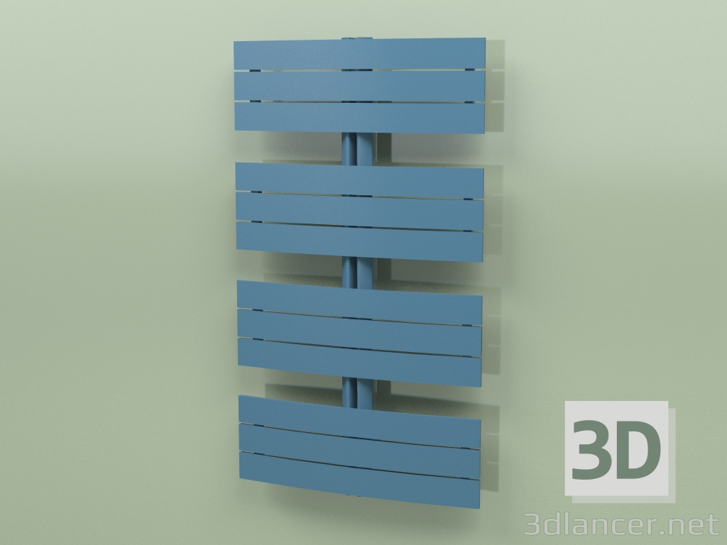 3d model Heated towel rail - Apolima (1130 x 650, RAL - 5001) - preview
