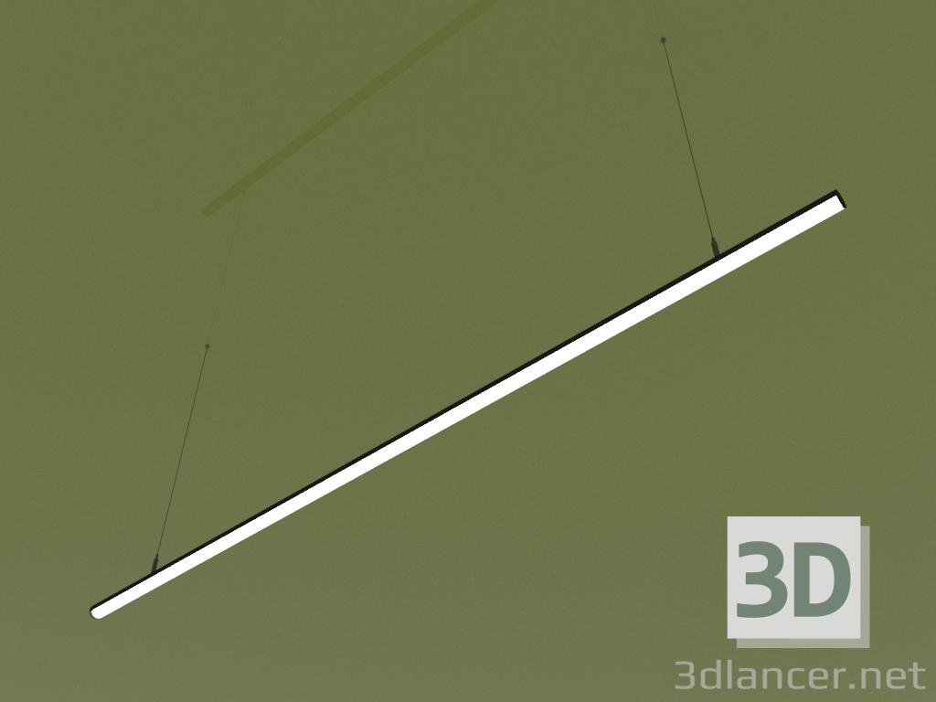 3D Modell Beleuchtungskörper LINEAR O18 (1000 mm) - Vorschau