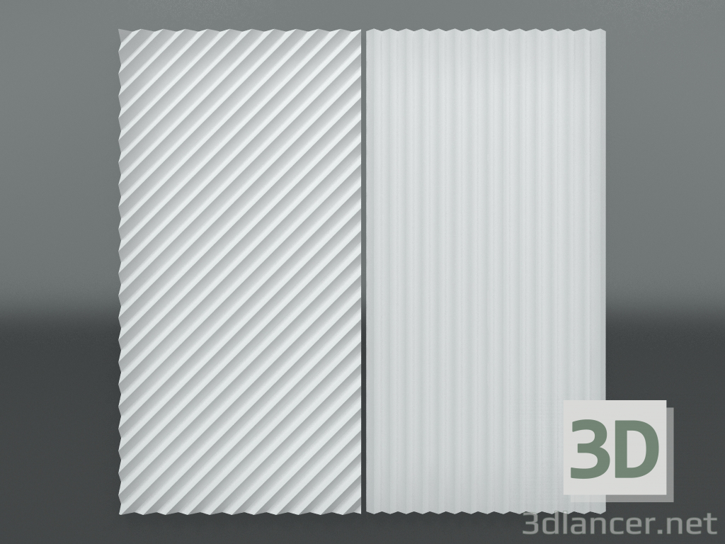 modèle 3D Panneau de gypse 3d Z-316 - preview