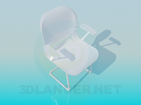 3d модель Стілець з підлокітниками – превью 3d модель Стілець з підлокітниками – превью