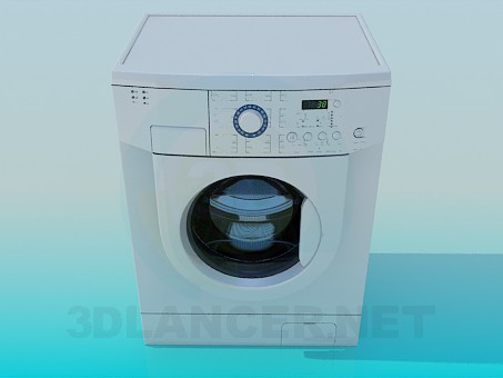 3 डी मॉडल कपड़े धोने की मशीन एलजी - पूर्वावलोकन