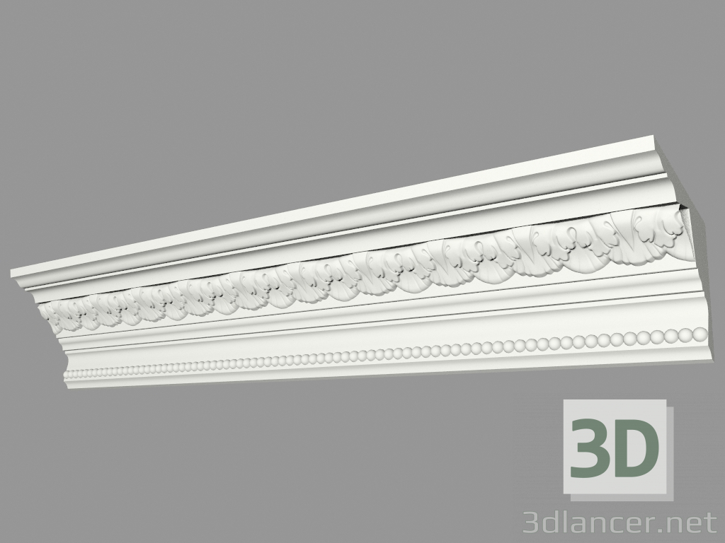 3D modeli Kalıplı saçak (КФ34) - önizleme