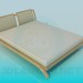 3D Modell Bett - Vorschau