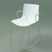 3d model Chair 0287 (on rails with armrests, polypropylene PO00101) - preview