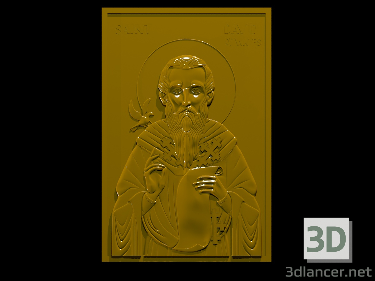 Ikone des Heiligen 3D-Modell kaufen - Rendern