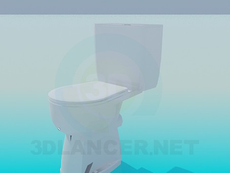 3 डी मॉडल शौचालय का कटोरा - पूर्वावलोकन