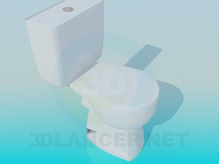 3d model Toilet Bowl - preview 3d model Toilet Bowl - preview