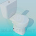 modello 3D Toilet Bowl - anteprima