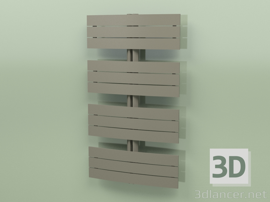 3D modeli Isıtmalı havlu askısı - Apolima (1130 x 650, RAL - 7013) - önizleme