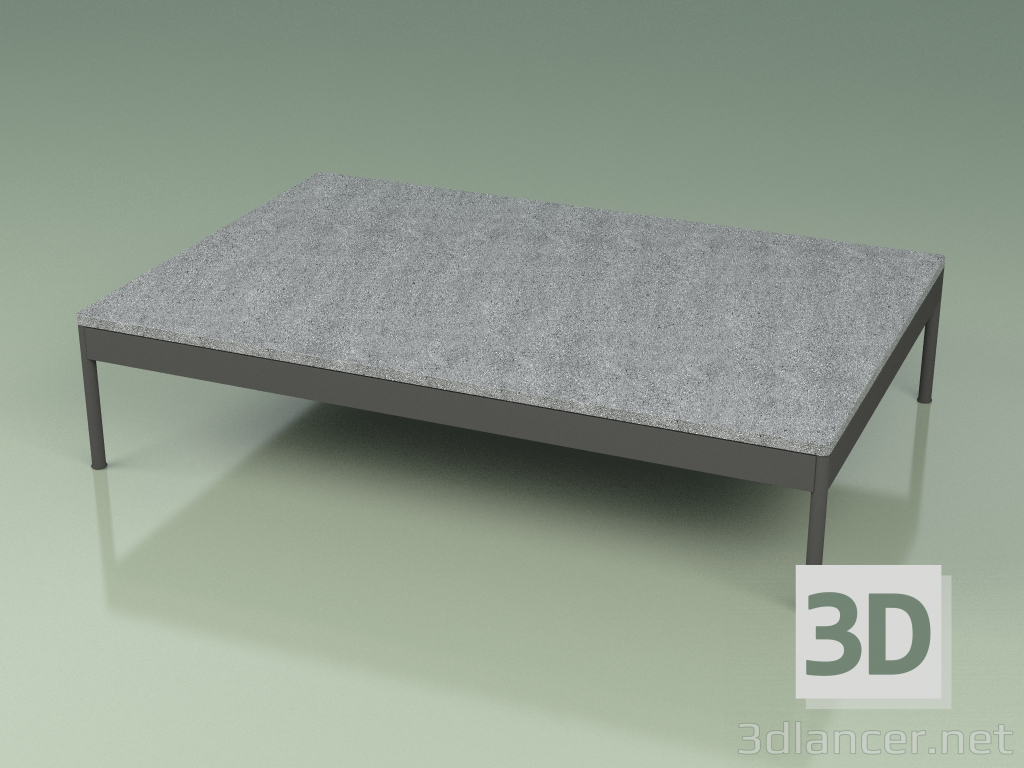 3d model Coffee table 355 (Metal Smoke, Luna Stone) - preview