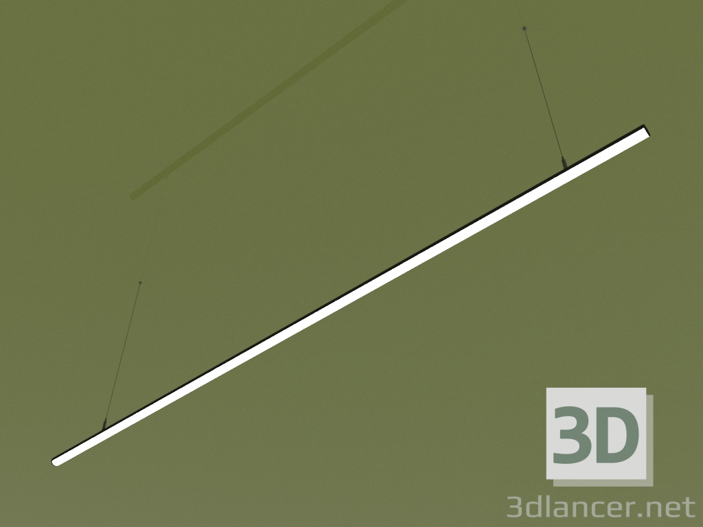 modello 3D Corpo illuminante LINEAR O18 (1250 mm) - anteprima