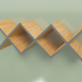 3d model Shelf for living room Woo Shelf long (dark gray) - preview