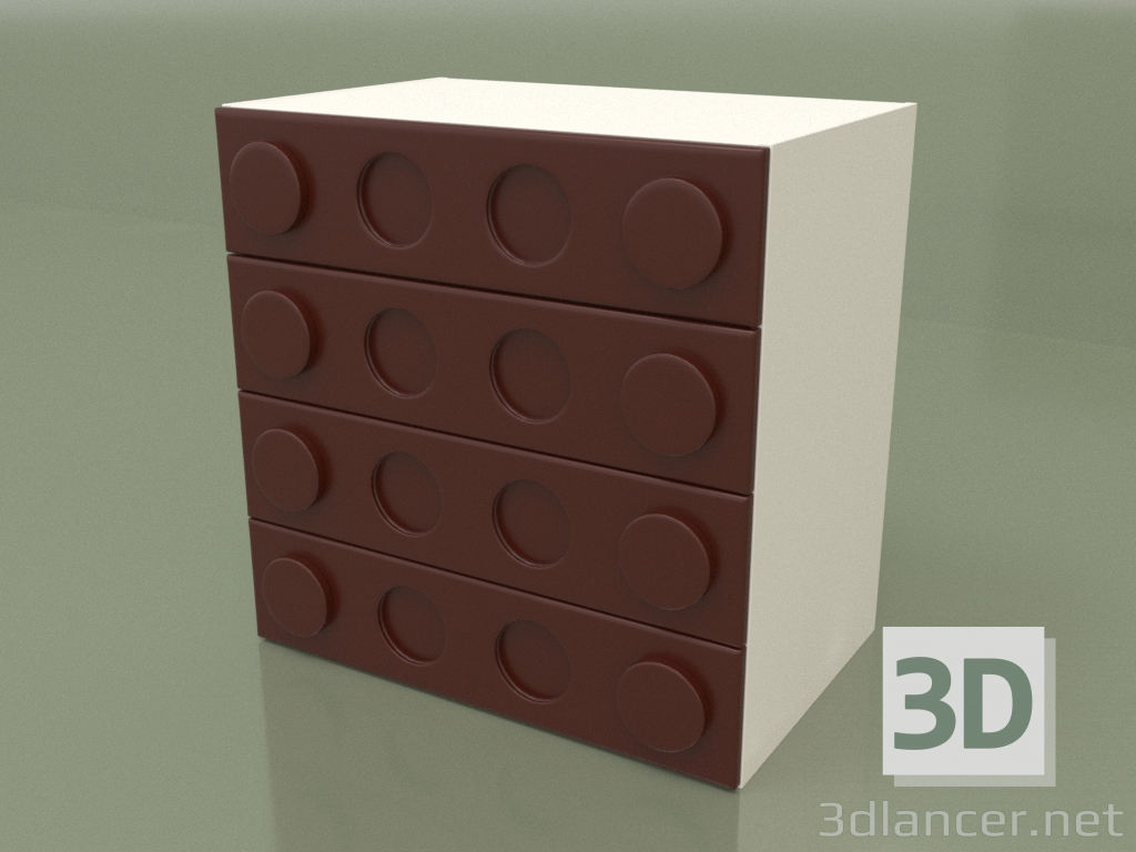 3d model Chest of drawers (Arabika) - preview