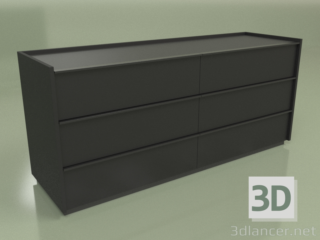 3d model Chest of drawers Verona 6 (6) - preview