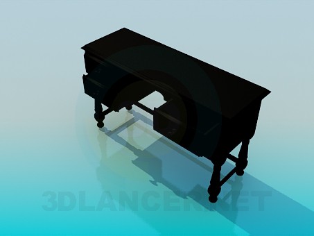 3d model Desk - preview 3d model Desk - preview