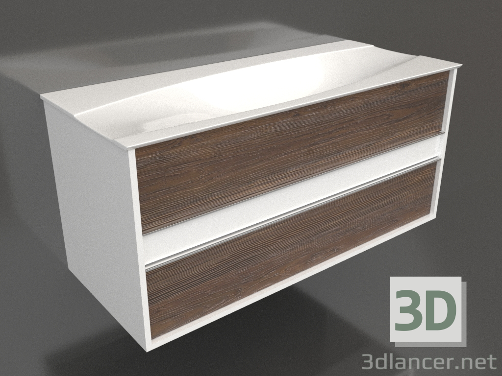 3D Modell Hängeschrank 120 cm (EVO0112CD) - Vorschau