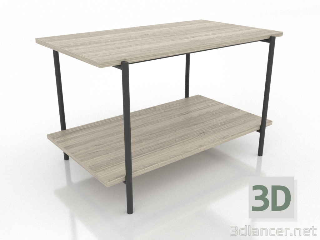 3d модель Столик журнальний 1 800 мм (освітлений дуб) – превью 3d модель Столик журнальний 1 800 мм (освітлений дуб) – превью