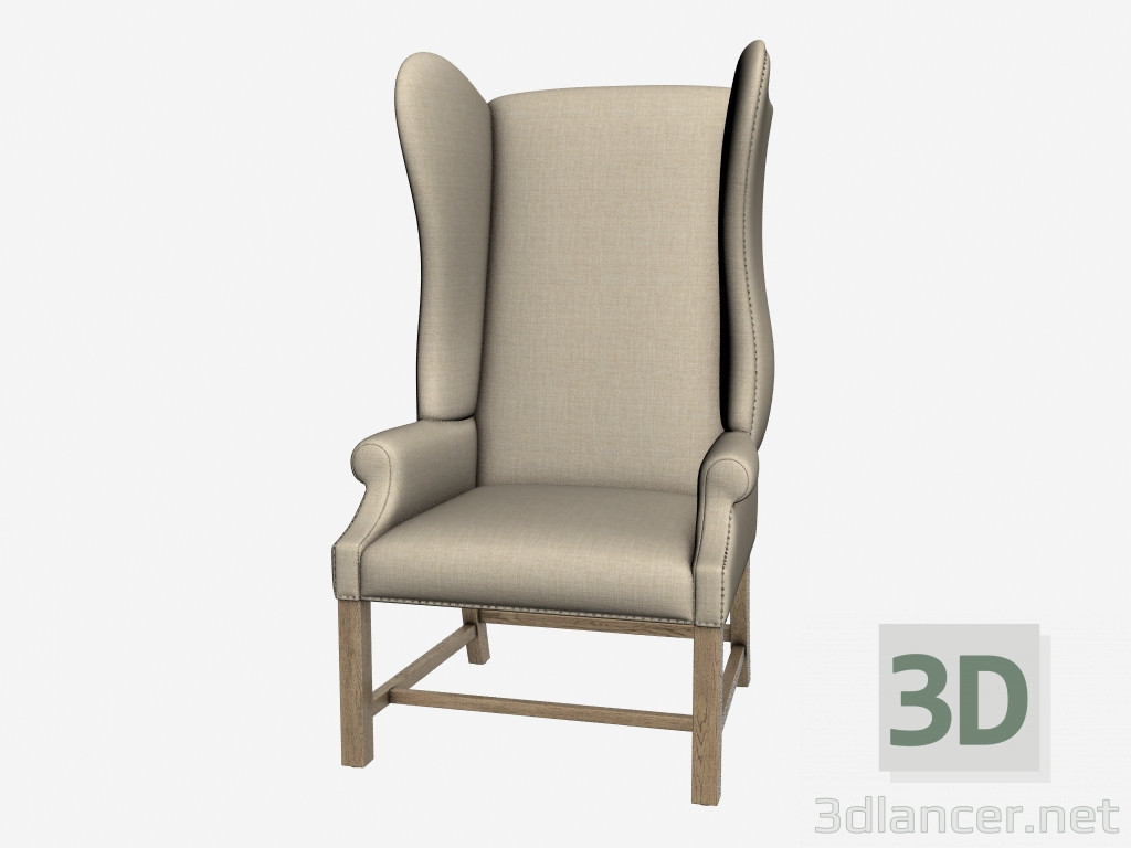 3 डी मॉडल कुर्सी VIRGINIE (602,003-F01) - पूर्वावलोकन