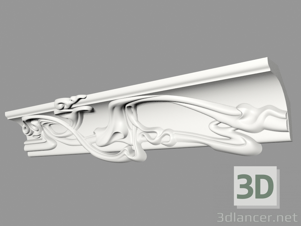 3d model Molded eaves (КФ35) - preview
