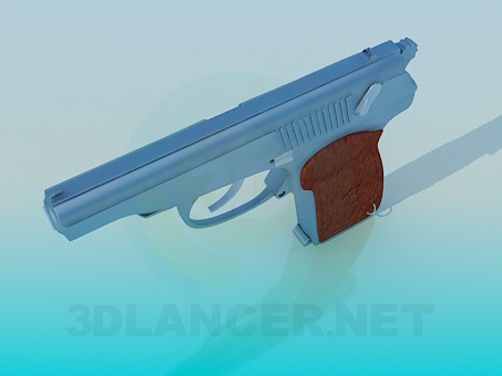 modelo 3D Pistola - escuchar modelo 3D Pistola - escuchar