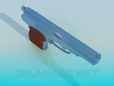 modelo 3D Pistola - escuchar modelo 3D Pistola - escuchar