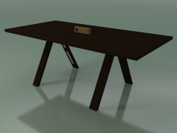 कार्यालय के साथ टेबल वर्कटॉप 5033 (एच 74 - 200 x 98 सेमी, वेंज, रचना 1)