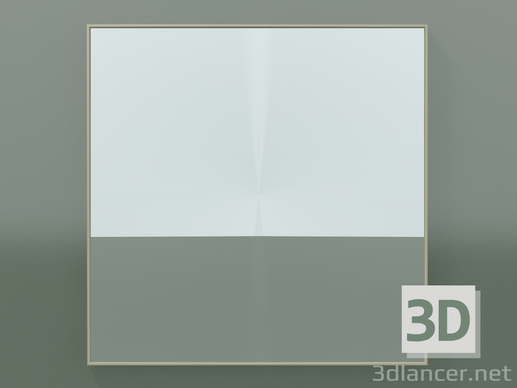 3D Modell Spiegel Rettangolo (8ATCC0001, Knochen C39, Н 72, L 72 cm) - Vorschau