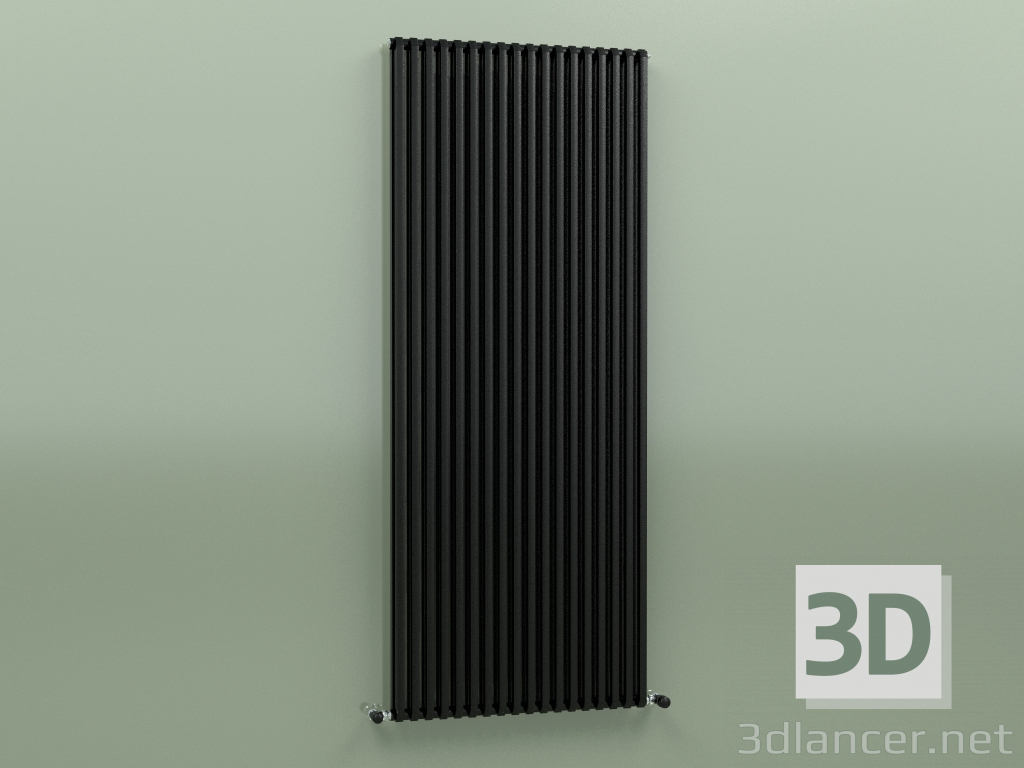 modèle 3D Radiateur SAX 2 (H 1800 18 EL, Noir - RAL 9005) - preview