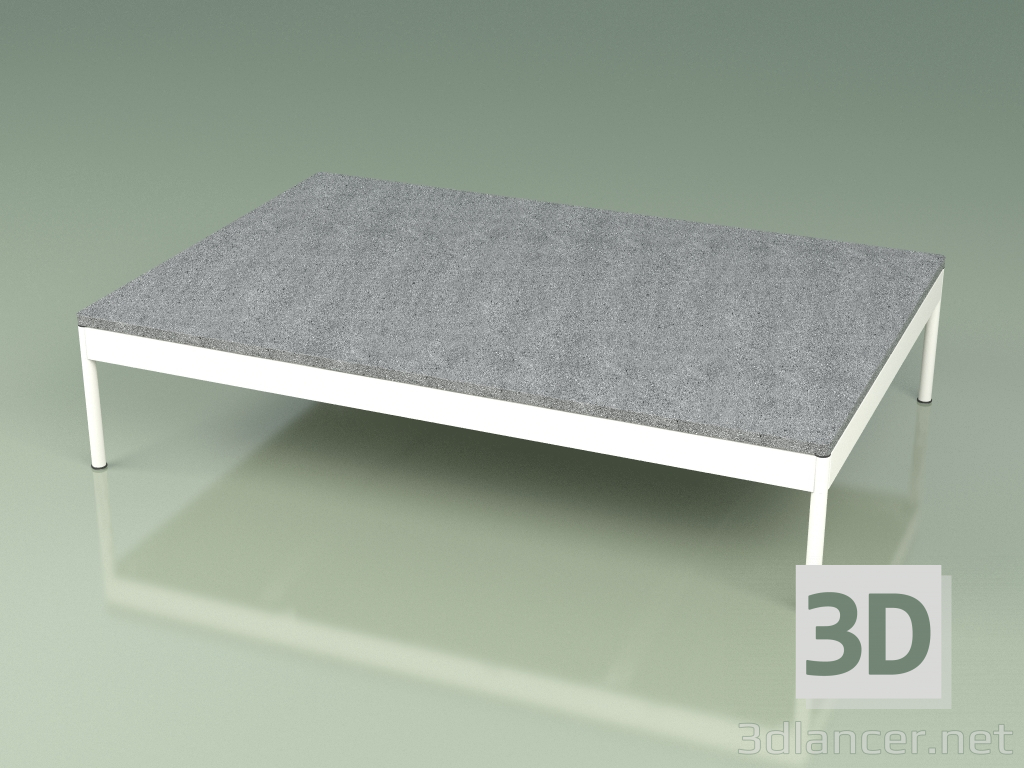 modello 3D Tavolino 355 (Metallo Latte, Pietra di Luna) - anteprima