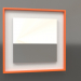 3d model Mirror ZL 18 (400x400, luminous bright orange, white) - preview