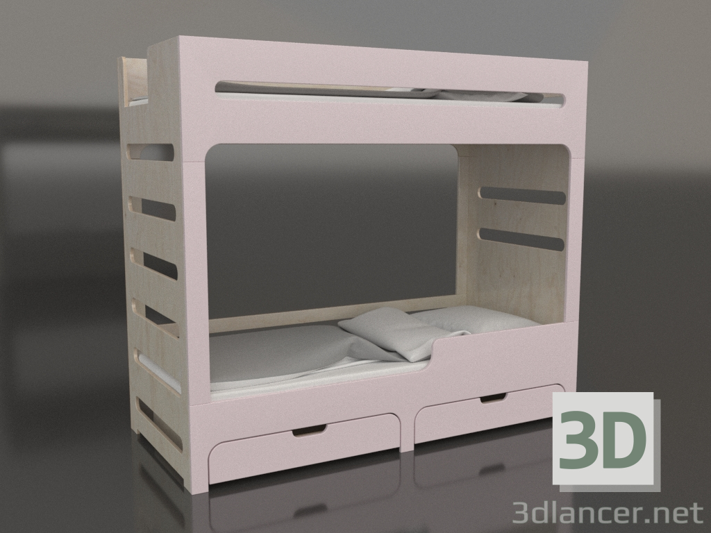 modèle 3D Lit superposé MODE HR (UPDHR2) - preview