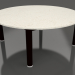 3d model Coffee table D 90 (Black, DEKTON Danae) - preview
